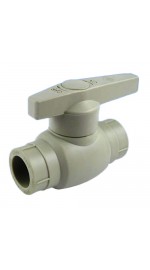 Кран шаровый ф 25 Valfex серый 10/40