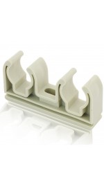 Опора ДВОЙНАЯ ду 20/22 Valfex  серый 150/600