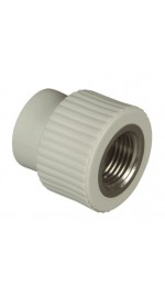Муфта комб. вн. резьба 110*4 "Valfex серый 1/2