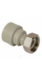 Муфта нак/гайк 25*3/4  Valfex серый (20/100)