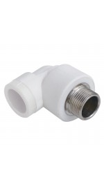Угольник комб. нар. р. 25*3/4 Valfex белый (15/75)