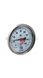 Термометр 100*1/2 160С БТ-51 шток 64мм (осев.акс.подкл)