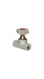 Вентиль проходной 20*1/2 90гр (7/35) Valfex серый