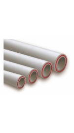 Труба PN25 32х5.4 арм. алюм. Valfex 60/4 белый