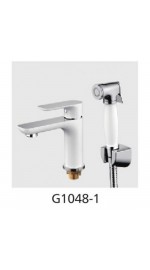 G-1048-1 Gappo тюльпан 35 мм белый+гигиен.душ на гайке