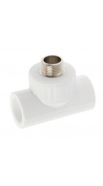 Тройник нар. р. 32*1/2" Valfex серый (10/30)