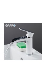 G-1048-8 Gappo тюльпан 35 мм белый/хром на гайке