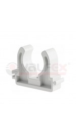 Опора ду 25/27 Valfex серый б/защелки 125/500