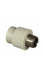 Муфта комб. нар. резьба 40*1 1/2 Valfex серый (6/24)