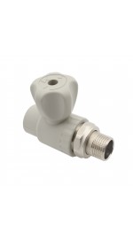 Вентиль д/рад.ПП 25 * 3/4 прямой Valfex серый (10/40)