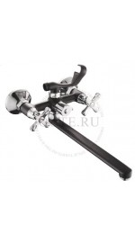 T6523K-1 OUTE Ванна 1/2 м/к S-нос 35см черный (1/10)