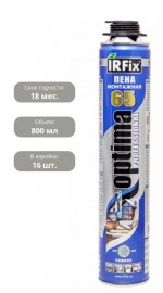 Пена монтажная проф. OPTIMA 65 Зима 800мл (10022)