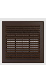 Вент.решетка 2121Р сетка разъемная 208х208 пластик Brown