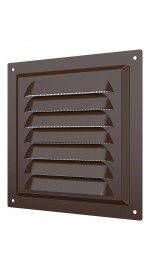 Вент.решетка 1515МЭ сетка 150х150 окраш.сталь Brown ERA