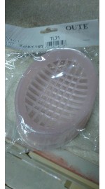 Мыльница настольная OUTE TL71 пластик черная