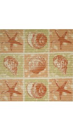 Коврик для ванной 0,8*15м (V4BG) ракушки