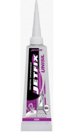(21065) Герметик силикон универ JETFIX UNISIL Бесцв 60гр