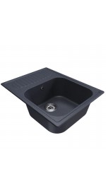 Мойка ML-GM18 с крылом, антрацит (343) 640*490*190мм NEW