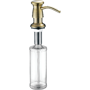 G403-4 дозатор жидк.мыла д/мойки бронз(300мл) 1/30