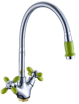 Елочка R6013F-9 Rainsberg 1/2 м/к гибк.гайка зелен/хром