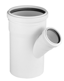 Тройник PRIME 87° 110/ 50 для вн. малошумной канализ. (40) VALFEX
