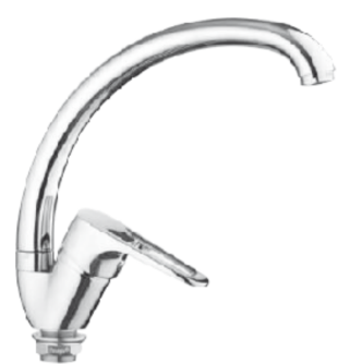 Елочка R31613F Rainsberg 40мм бок.ручка гайка хром (10)