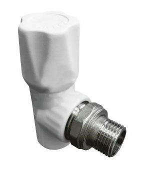 Вентиль д/рад.ПП 25 * 3/4 угловой Valfex белый (10/40)