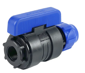 Кран шаровый ПНД VALFEX внутр.резьба 20*1/2 (10/50)