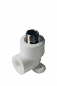 Угольник с крепл. 20*1/2 нар.рез.Valfex белый (20/8)