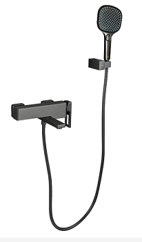 G3217-9 Gappo смесит. ванна кор.нос 35мм оруж.сталь