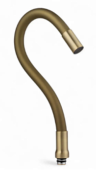 Излив гибкий OUTE M7170Q силикон, бронза