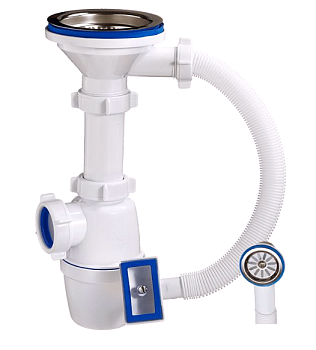 Сифон 3 1/2"х40 универс.перелив ОРИО А-4507 (1/30)