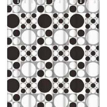 Шторка д/ван. F8803, 180*180Frap Peva/полиэтилен рисунок