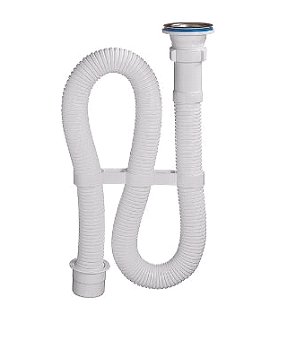 Сифон гофр.1 1/2"х40/50 нерж D-70мм, L-1000мм, АС-3011 (1/28)