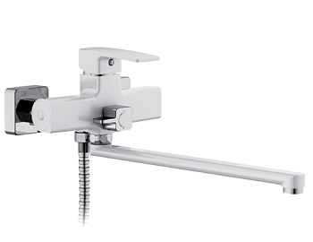 R22153 Frud смесит. ванна 35мм белый/хром