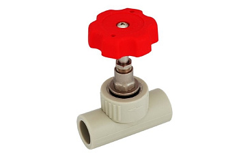 Вентиль проходной 32*1" 90гр Valfex серый (5/20)