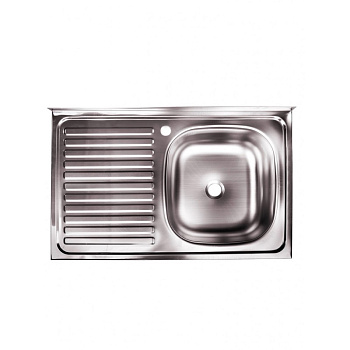 Мойка 80х50 (0, 4) прав вып 1 1/2 Эконом (глуб. 13см)