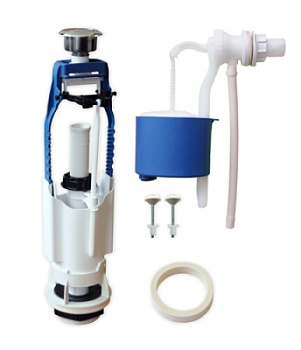 Арматура "УКЛАД" к смыв.бачку (Кноп метал боковой подвод) D40 (А105.56.14.3) (1/22)