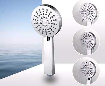 Лейка F006 Frap 3реж. хром 1/50