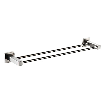 F30309 полотенцедержатель двойной сатин