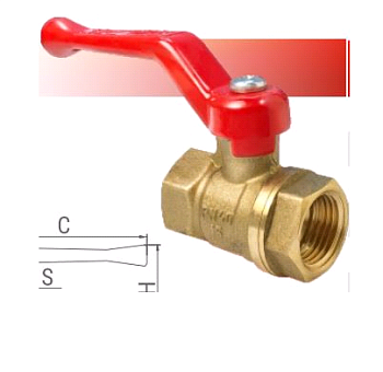 Кран шар. 3/4" ргг "Valfex" 11Б27фт1м (64/16)
