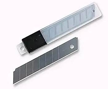 Лезвия запасные для ножа 10шт, 18мм 641-093