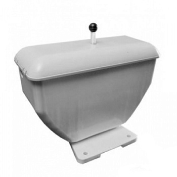 Бачок д/ун. нижний шток с полкой пласт. Киров