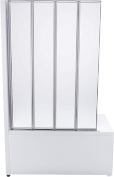 Шторка на ванну ALT-1213 (110*140) прозр. стекло