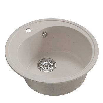 Мойка ML-GM11 круглая, белый (331), 500мм NEW