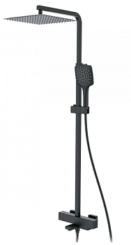 G2417-60 Gappo смес.д/кабины "зонт" черный