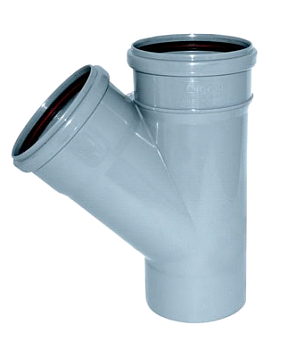 Тройник ПП Ø110-Ø110 45° (1/20)