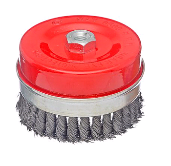 Щетка мет HEAVY DUTY 125мм/М14 (чаш) 656-062