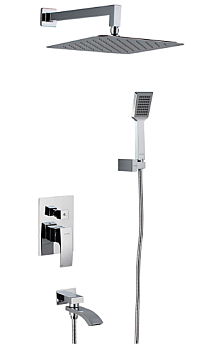 G7107 Gappo смесит. ванна встроен.с 3-функциями