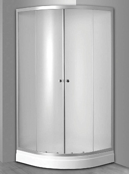 Душ.огражд. ECO-815S 100*100*195 стекло матовое н/п